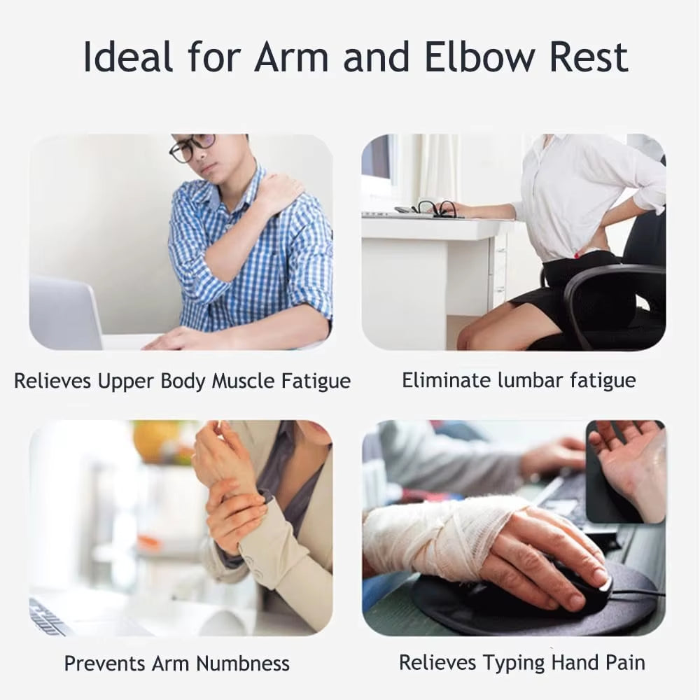 New Metal Ergonomic Arm Rest Wrise Support Computer Home Office Mouse Hand Desk Adjustable Mouse Pad Armrest Bracket Console