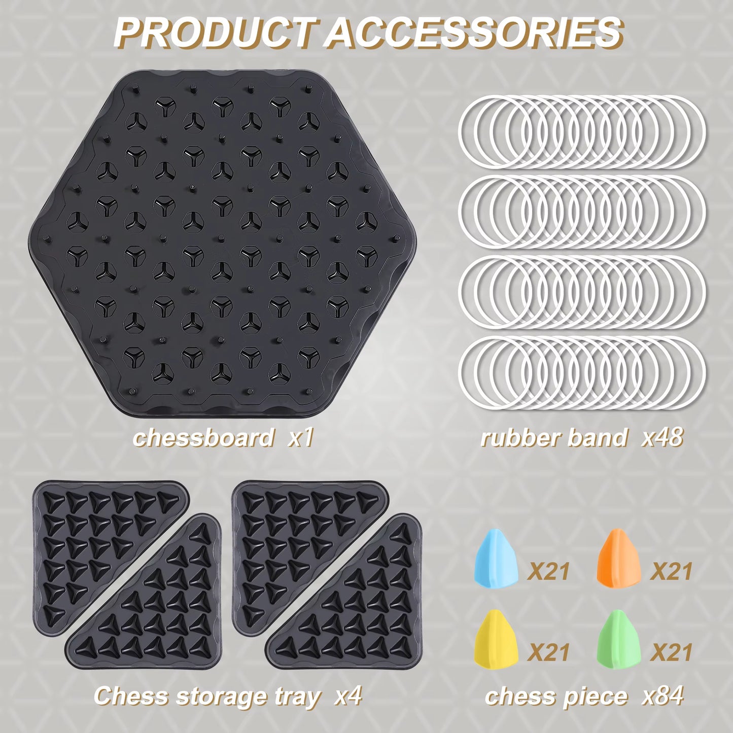 Triangle Chess Games, Triangle Board Games, Triangle Rubber Band Games Parent-Child Interactive Games, Family Games