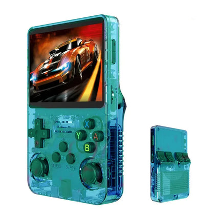 R36S Handheld Game Player 3.5 Inch Screen R36S Portable Handheld Gaming Console 64GB 15000 Games Classic Retro Video Game Player
