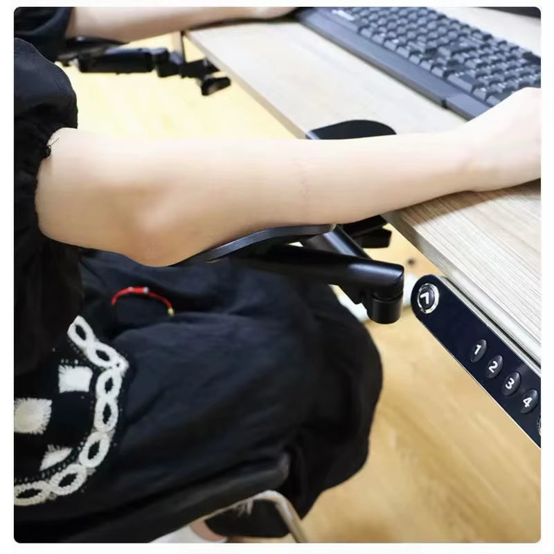 New Metal Ergonomic Arm Rest Wrise Support Computer Home Office Mouse Hand Desk Adjustable Mouse Pad Armrest Bracket Console