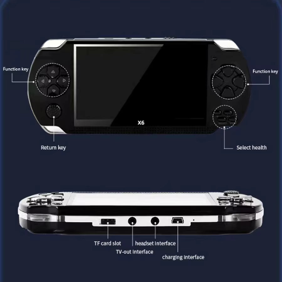 Handheld Portable Retro Video Game Console Videogame Arcade Player for Children Mini Machine Emulator Retrogame Gaming Station