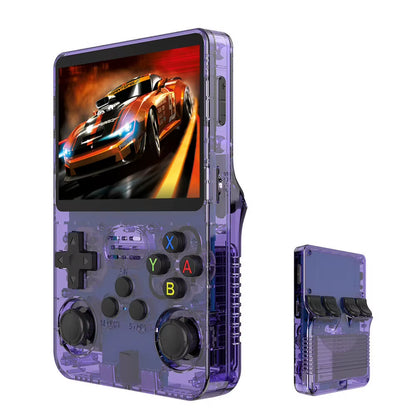 R36S Handheld Game Player 3.5 Inch Screen R36S Portable Handheld Gaming Console 64GB 15000 Games Classic Retro Video Game Player